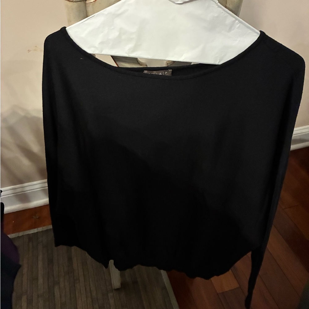 Lilla P Classic Black Blouse